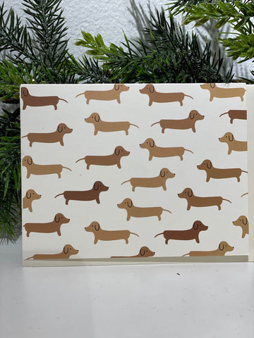 Dachshund Blank Card
