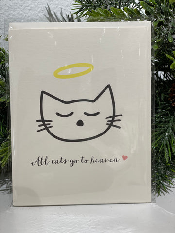 All Cats Go To Heaven Card