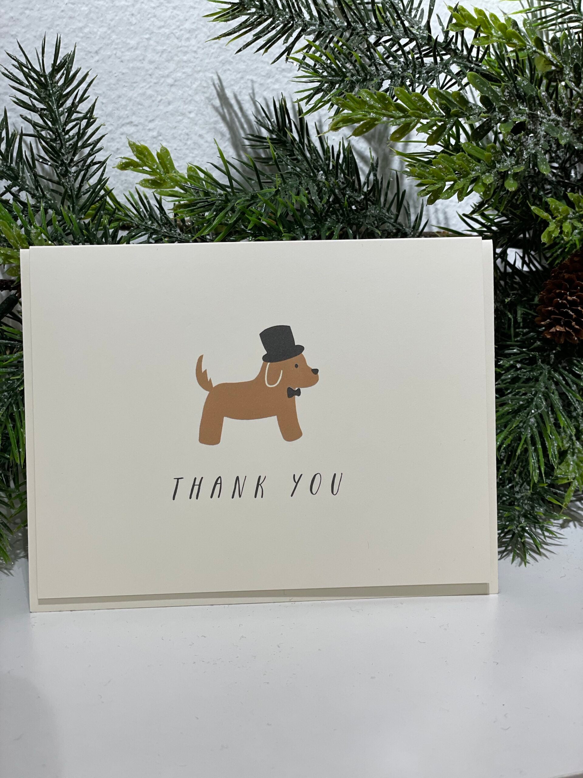 Dog Thank You Card (Ind)