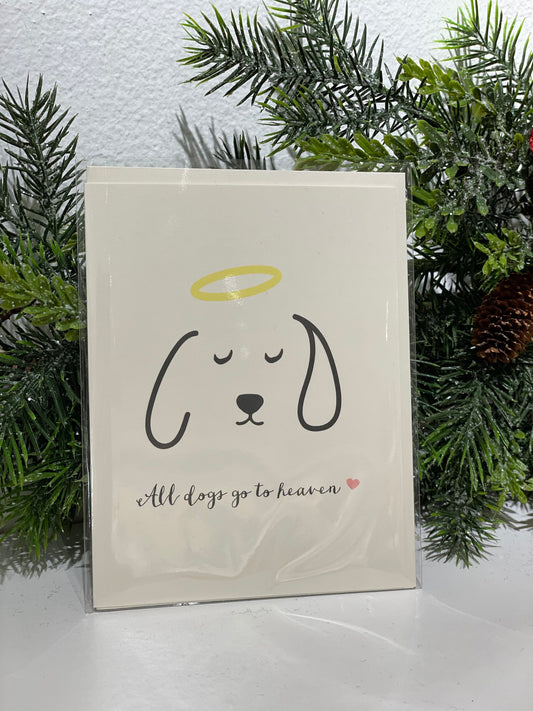 All Dogs Go To Heaven Card