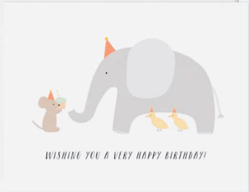 Elephant Birthday Card