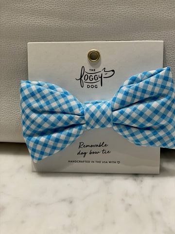 Bow Tie - Blue Gingham