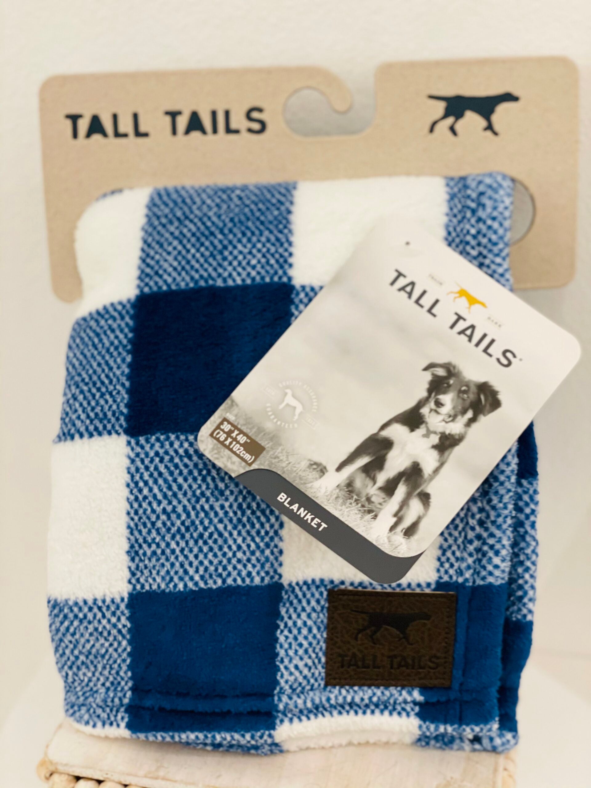 Blanket - Navy Plaid (Small 30x40)