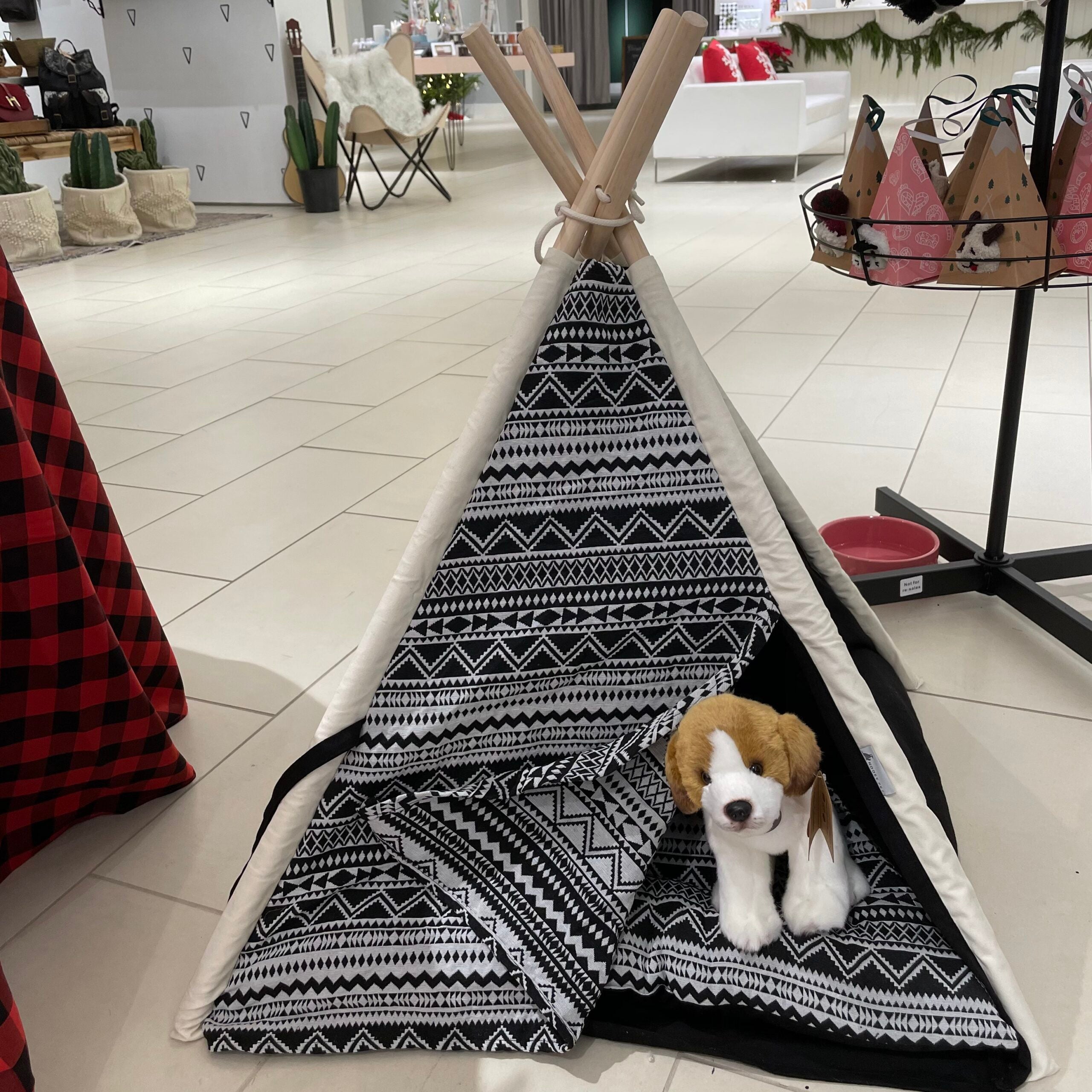 Teepee Dog Bed - Black