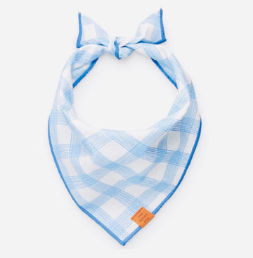 Bandana - Periwinkle Blue Plaid