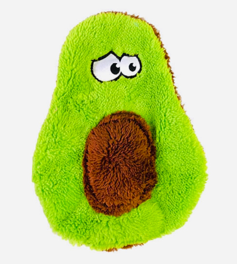 Avocado Plush Dog Toy