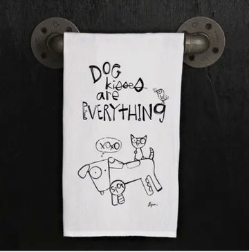 Dish Towel - Dog Kisses