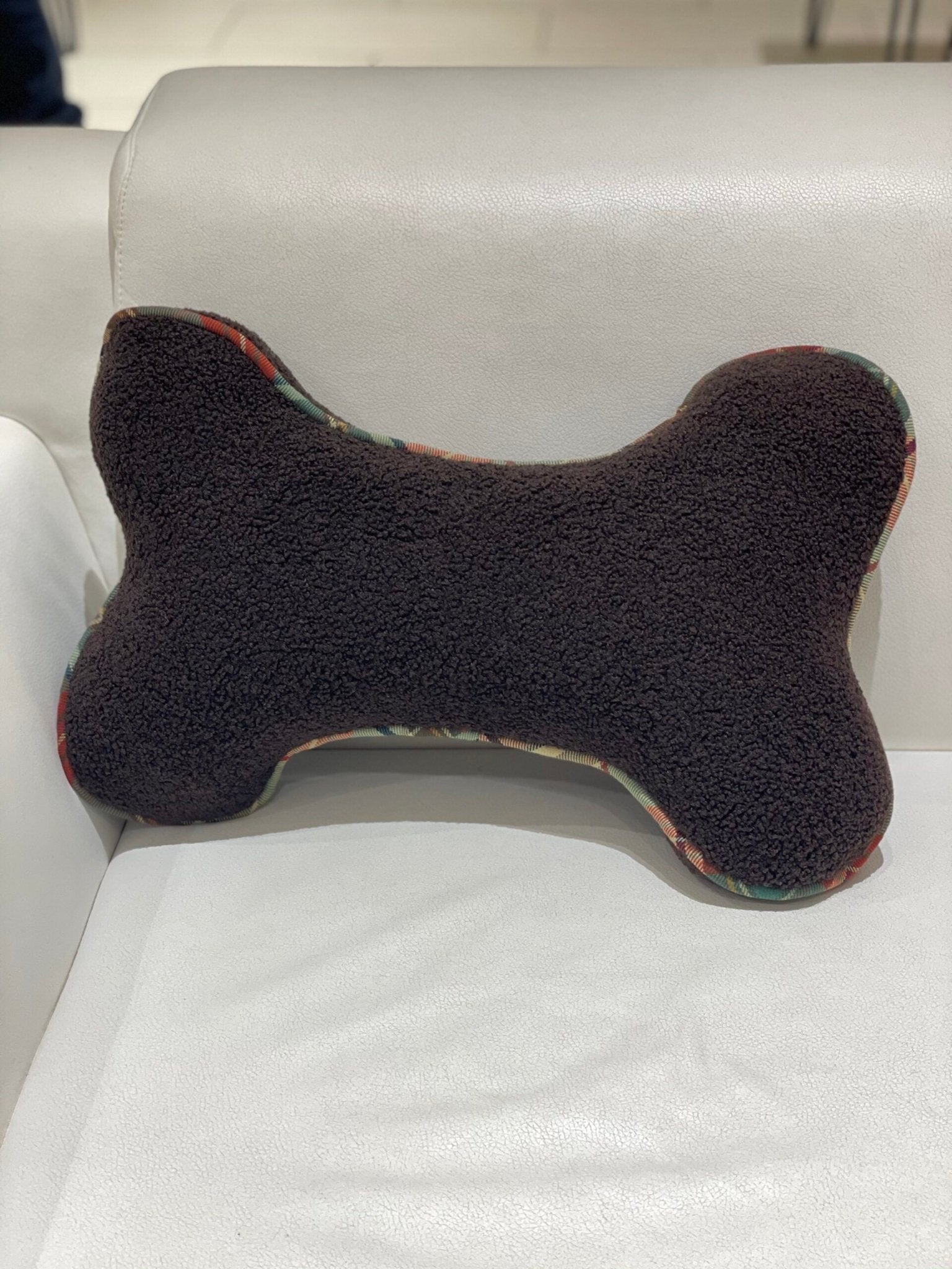 Pillow - Bone Brown - Gussied Up Pet Boutique