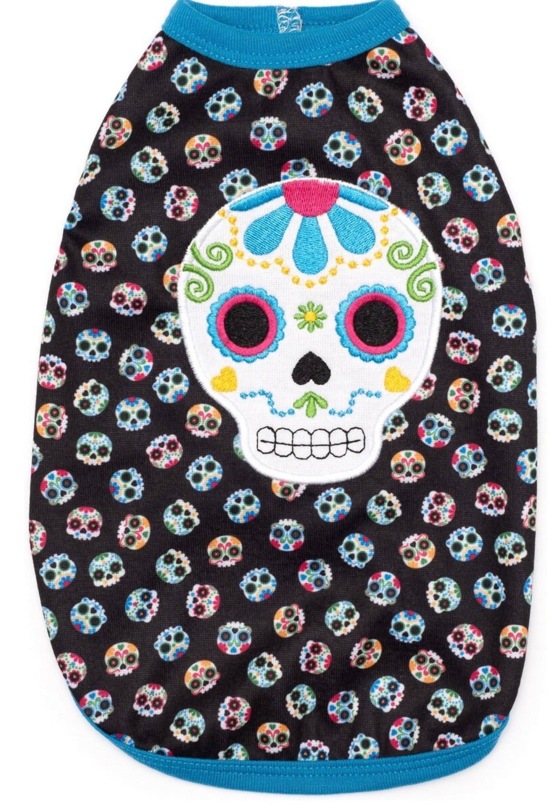 Skeleton Halloween Dog T-Shirt - Gussied Up Pet Boutique
