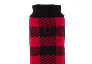 Sweater Red Buffalo Check - Gussied Up Pet Boutique
