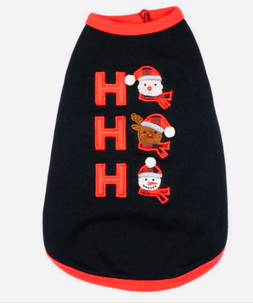 T-shirt Ho Ho Ho - Gussied Up Pet Boutique