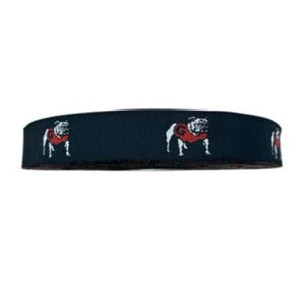 Team Collar - UGA Bulldog Black - Gussied Up Pet Boutique