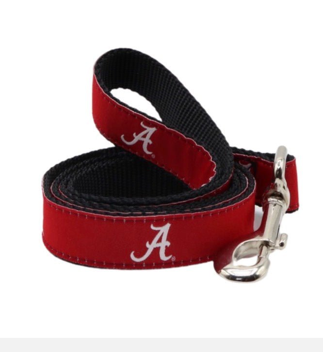 Team Leash Alabama Red for Pets and Gift Givers - Gussied Up Pet Boutique