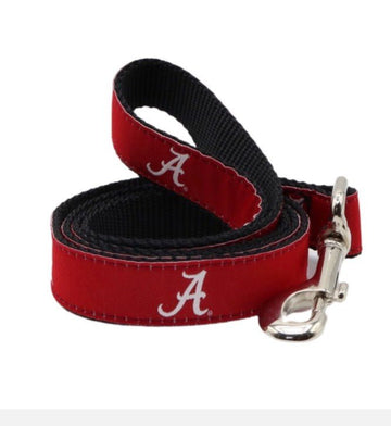 Team Leash Alabama Red for Pets and Gift Givers - Gussied Up Pet Boutique