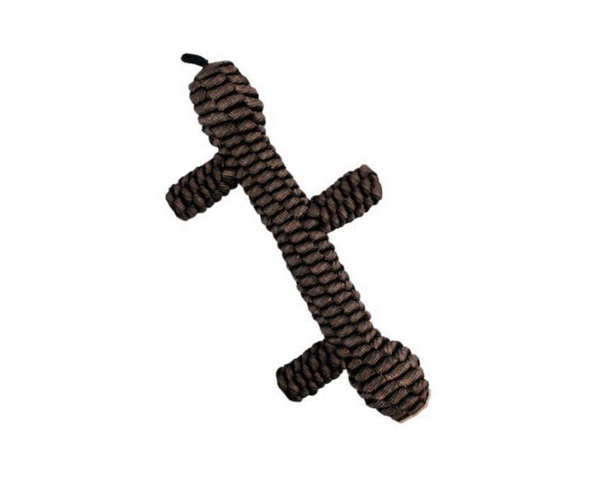 Toy - Brown Braided Stick - Gussied Up Pet Boutique