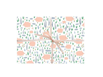 Wrapping Paper - Pig - Gussied Up Pet Boutique